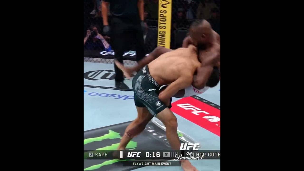 Beautiful Scramble! #ufcvegas119