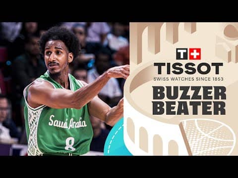 Fahad Belal 🇸🇦 | 🚨 TISSOT Buzzer Beater | FIBA Basketball World Cup 2027 Asian Qualifiers