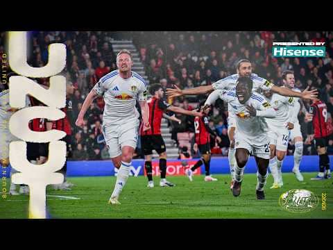 Dramatic 97th-minute equaliser! Uncut exclusive footage | AFC Bournemouth 2-2 Leeds United