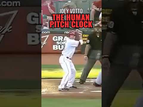 Joey Votto: The Human Pitch Clock. ⏳