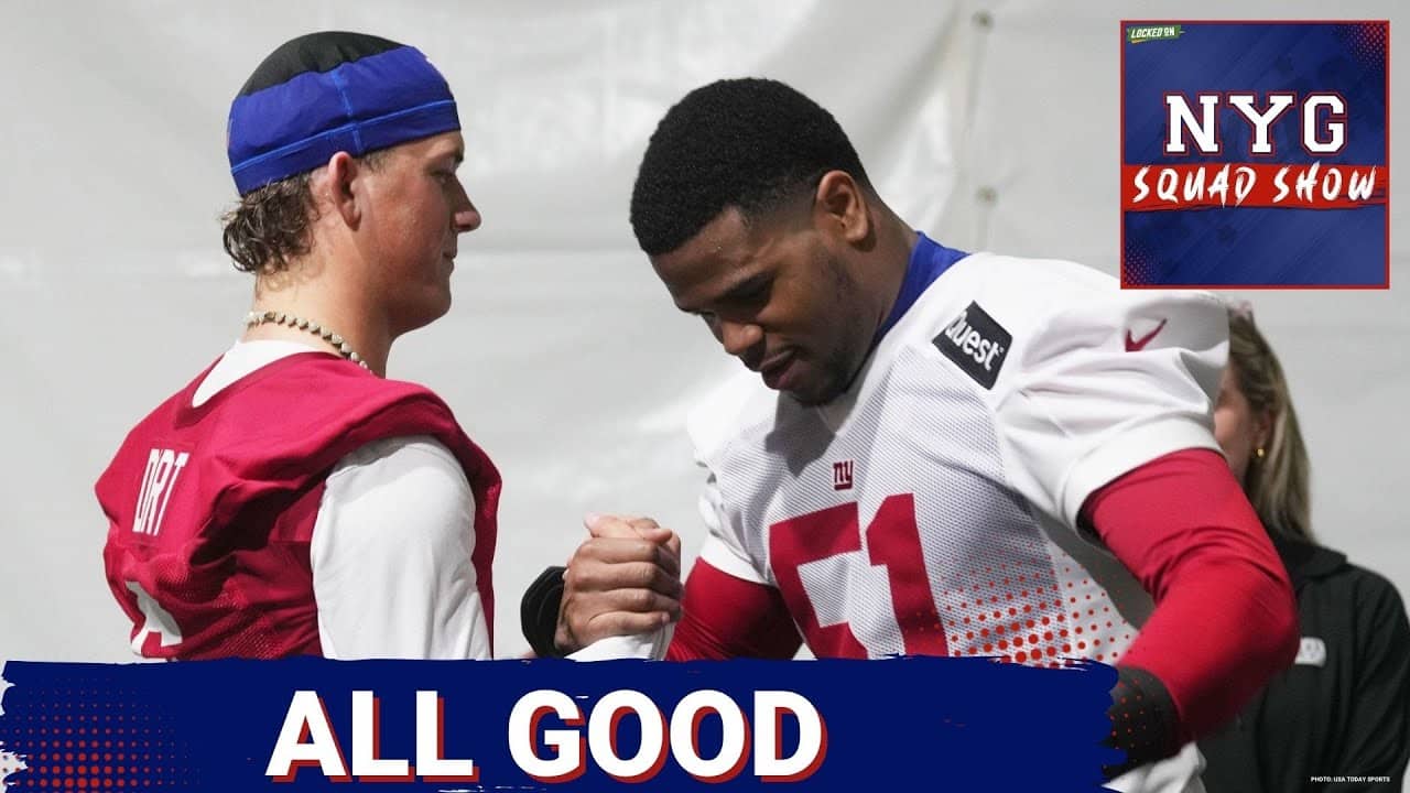 GIANTS SQUAD SHOW: Friends Again, Roster Questions, Team Bonding