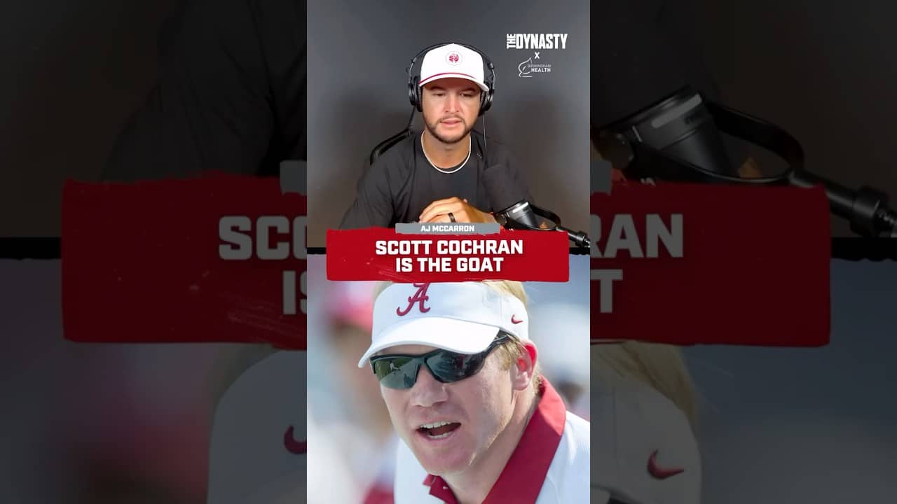 AJ McCarron: Scott Cochran Is the GOAT Strength Coach @birminghamhealth