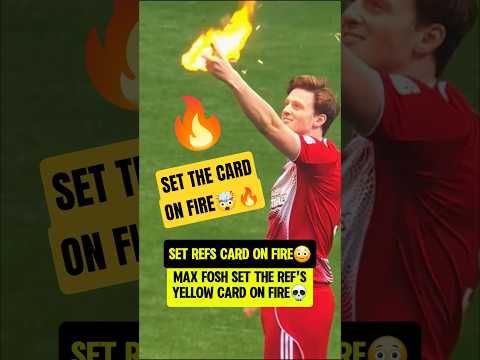 Bro set the Yellow CARD ON FIRE🤯