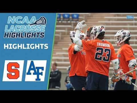 Syracuse vs Air Force | NCAA College Lacrosse Highlights | March 12, 2026