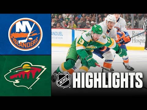 Islanders vs. Wild | NHL Highlights | January 10, 2026