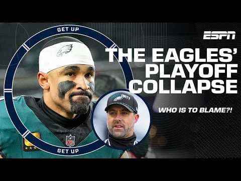 The players or coaches: Who is to blame for the Eagles’ playoff loss? | Get Up
