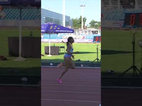 49.48 PB and MEETING RECORD 🔥 Stacey Ann Williams wins the women's 400m in Zagreb