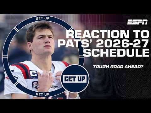 RC feels the Patriots could fall apart this season due to a tough 2026-27 schedule 👀 | Get Up