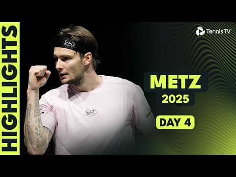 Bublik Begins Campaign; Berrettini & Tien Also Feature | Metz 2025 Day 4 Highlights