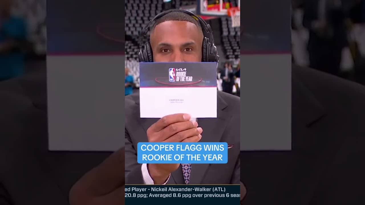That’s our Rook 🔥 #cooperflagg #dallasmavericks #nba #rookieoftheyear