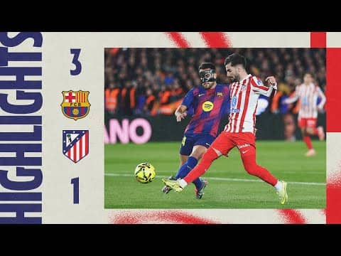 FC Barcelona 3-1 Atlético de Madrid | ⚽ Álex Baena | HIGHLIGHTS, LaLiga - MD19