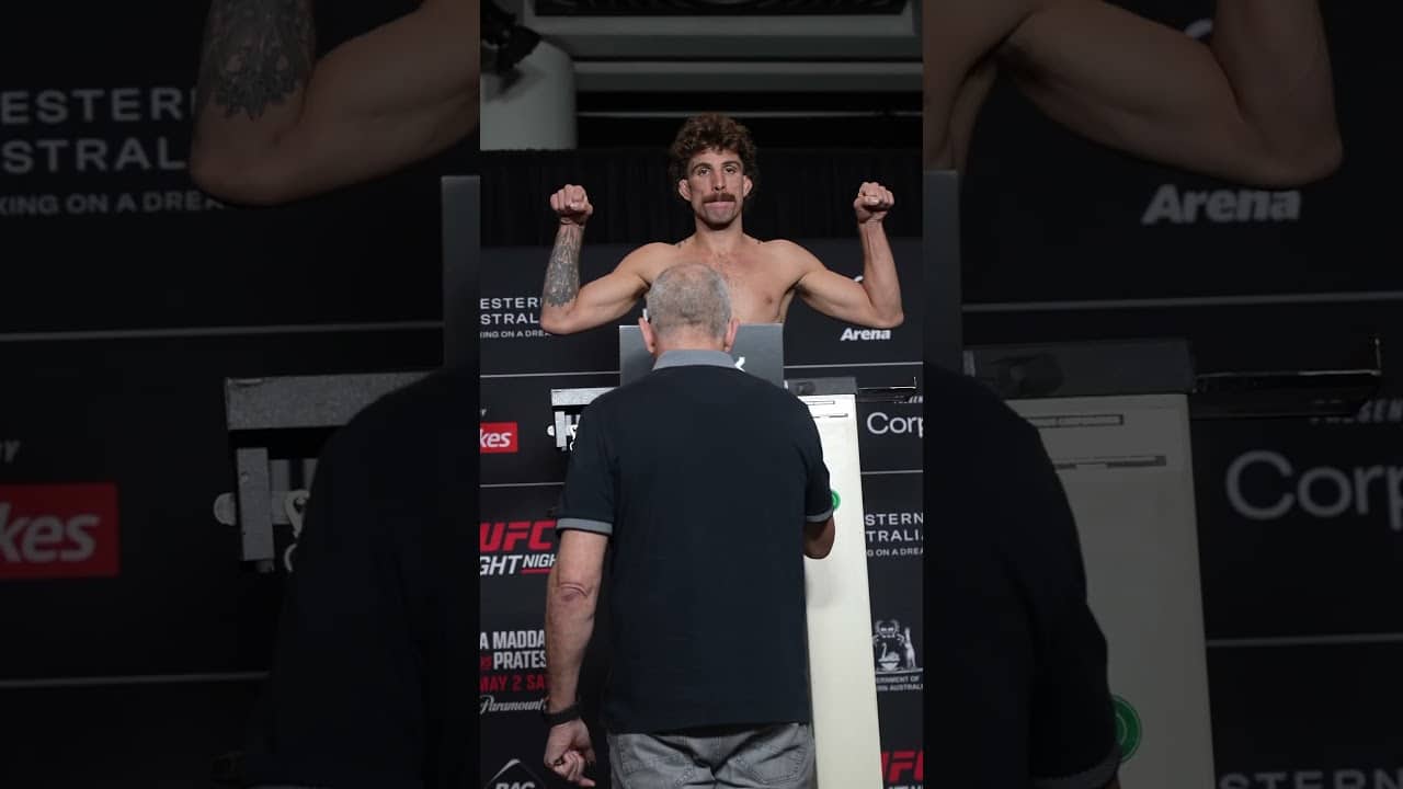 Salkilld and the Stache is locked in #ufcperth