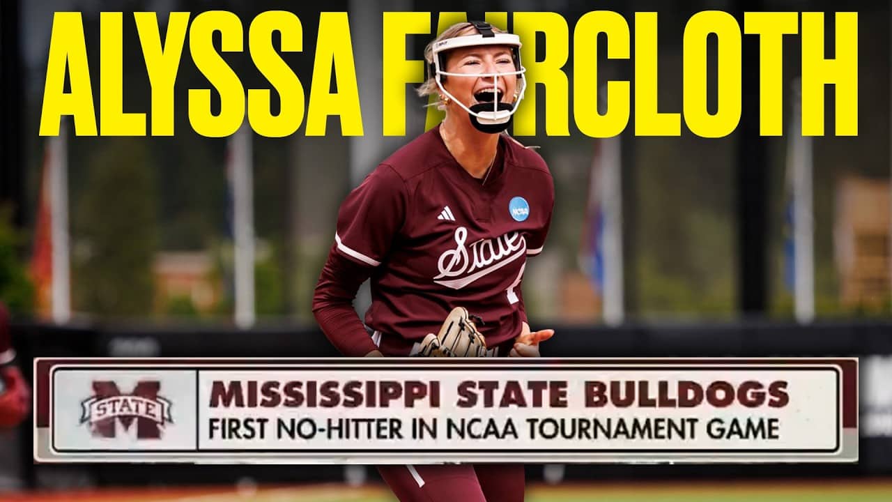 Alyssa Faircloth's no-hitter is Mississippi State's first in NCAA softball tournament