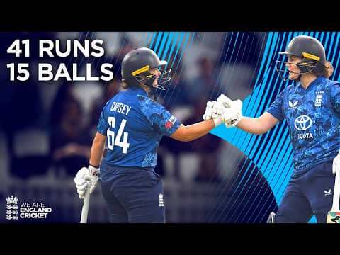 Going Big With The Bat | 41 off 15 IN FULL | England Women