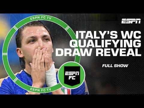 FULL SHOW 🍿 Reacting to the UEFA World Cup Qualifying playoff draw | ESPN FC