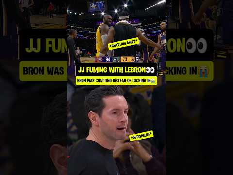 JJ couldn't BELIEVE what LeBron was DOING?!😭