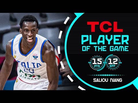 Saliou Niang (15 PTS) | TCL Player Of The Game | ITA 🇮🇹 vs GEO 🇬🇪 | FIBA EuroBasket 2025