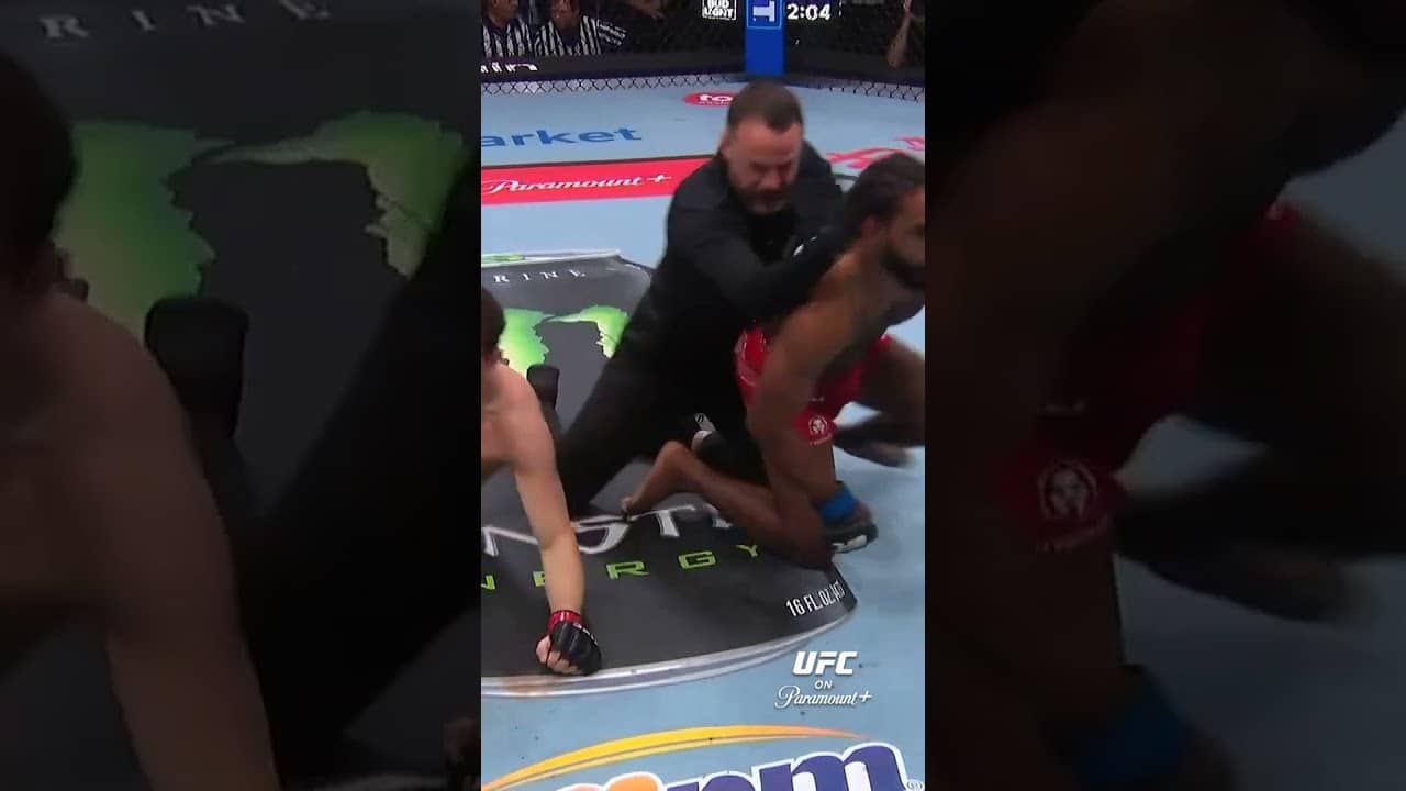 SENT HIM TUMBLING! #ufcseattle