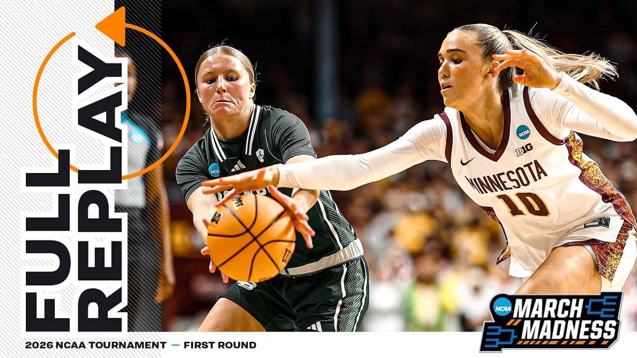 Minnesota vs. Green Bay: 2026 NCAA women's first round | FULL REPLAY