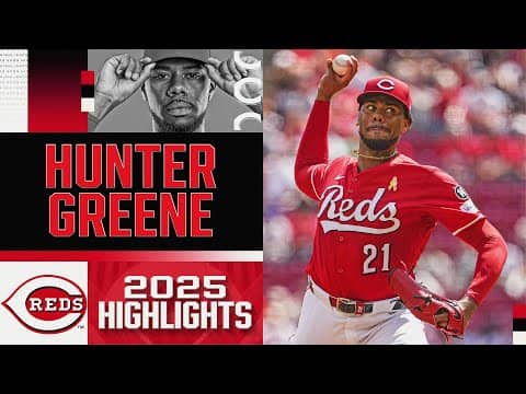 Hunter Greene continues to emerge as a top starter in MLB! 🔥 (2025 season highlights)