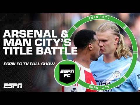 Premier League race ramping up between Arsenal & Man City 🍿 + Gabriel-Haaland incident 👀 | ESPN FC