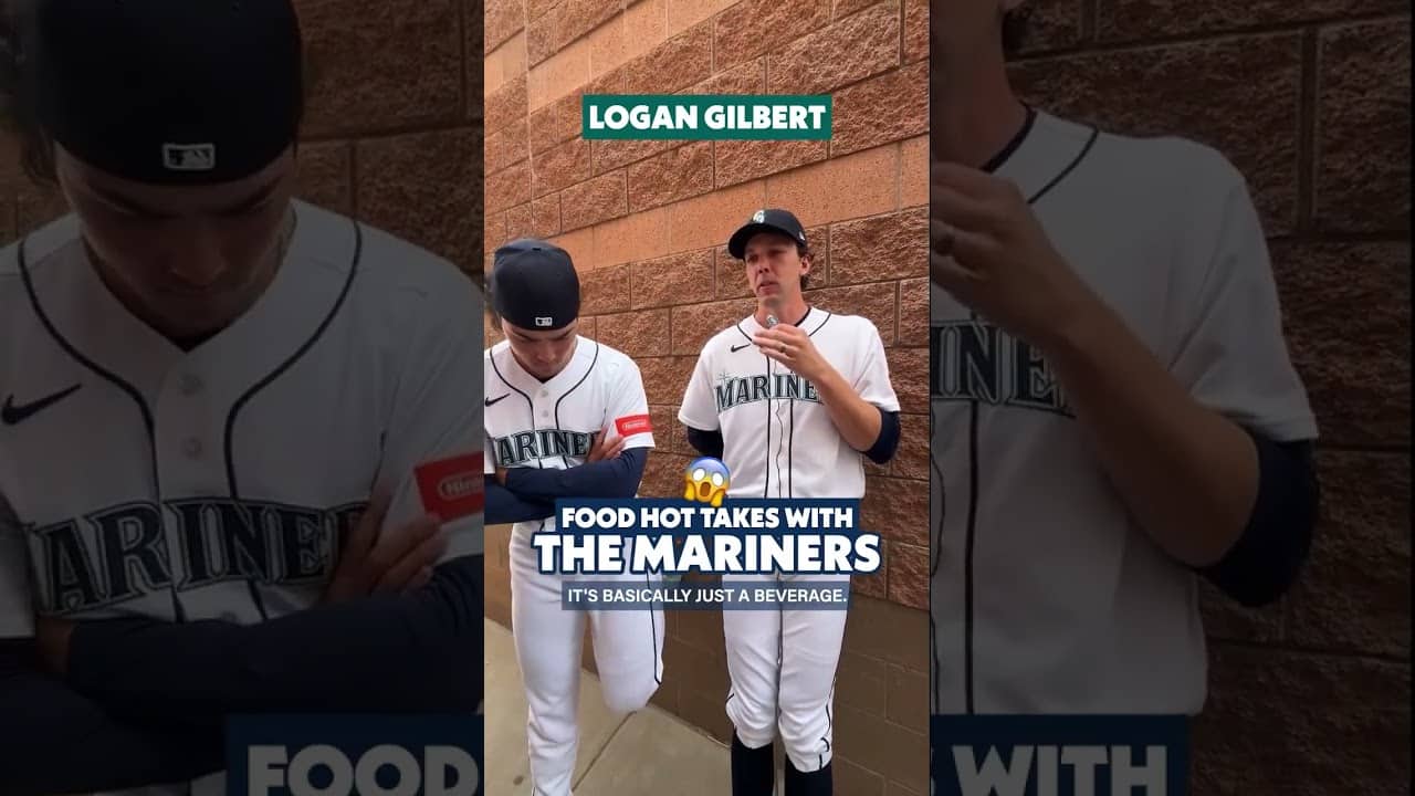 Logan Gilbert is not a soup guy 🥣 (via @mariners/TT)