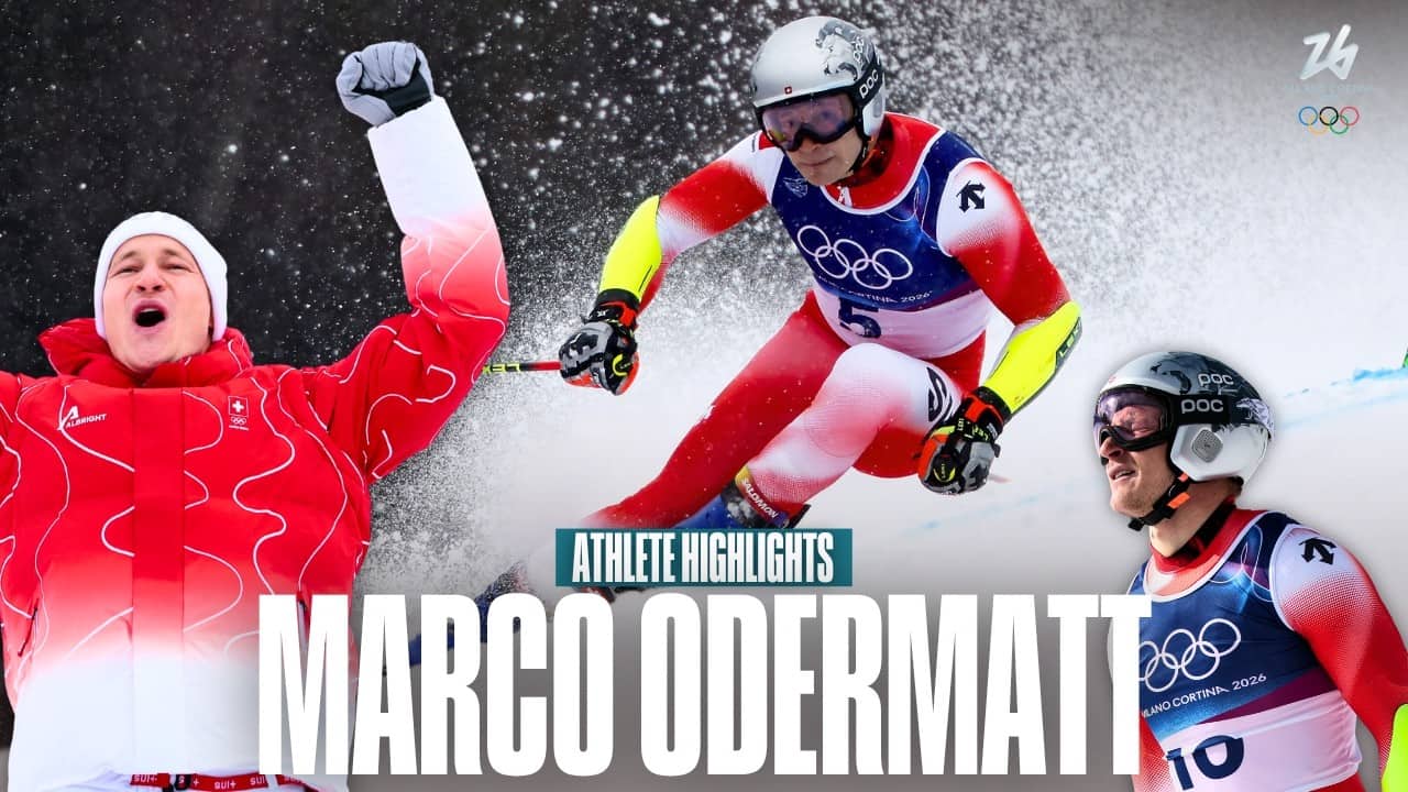 🥈🥈🥉 Three Trips to the Podium for Marco Odermatt🇨🇭🎿 | Milano Cortina Athlete Highlights