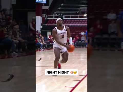 The exclamation point from Chisom  Okpara‼️ #stanford #accbasketball #collegebasketball #basketball