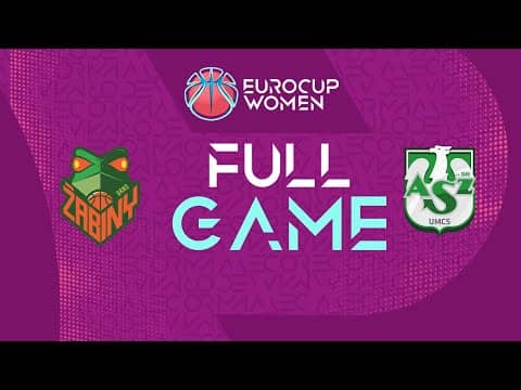 LIVE - Zabiny Brno v LOTTO AZS UMCS Lublin | EuroCup Women 2025-26 | Play-Off Round 1