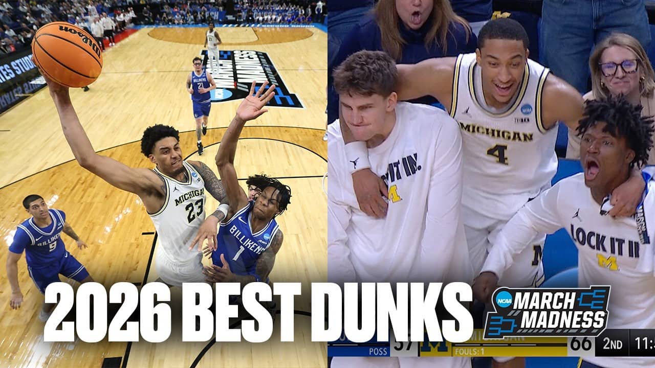 Top dunks from all of 2026 March Madness
