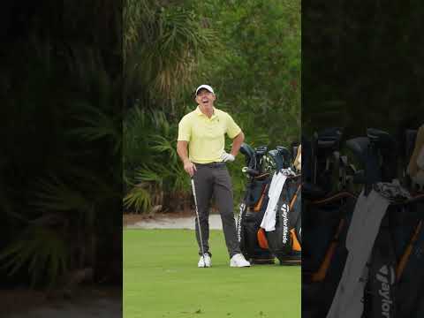 Scottie Scheffler vs. Rory McIlroy. 8-irons only. Tomorrow. #TeamTaylorMade