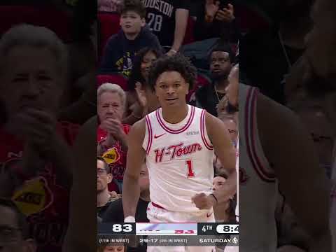 THOMPSON TENACITY 😤 Durant dime to Twin for the and-one! #rockets