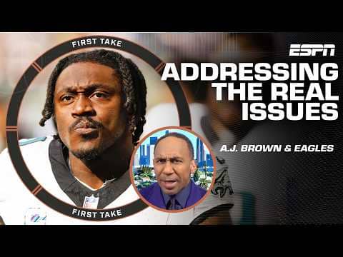 Stephen A.’s TIRED of dancing around the ‘real’ issues with A.J. Brown and the Eagles 👀 | First Take