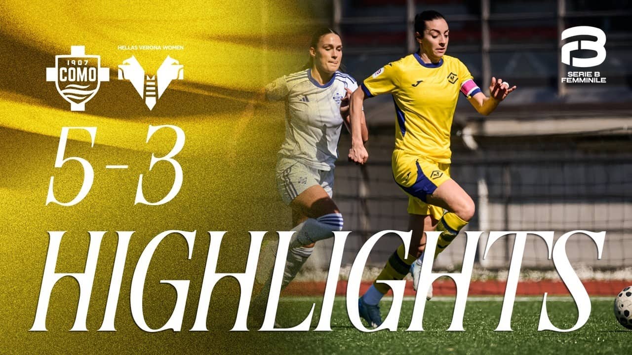 Highlights Serie B Femminile 2025/26 | Como-Hellas Verona Women 5-3