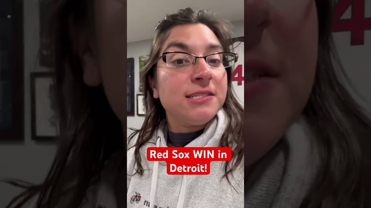 Red Sox grab a WIN in the series opener in Detroit with a BIG home run from Jarren Duran!