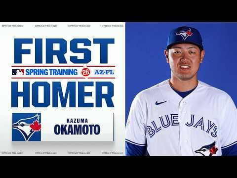 Kazuma Okamoto’s FIRST Blue Jays home run! (Welcome to the show!)