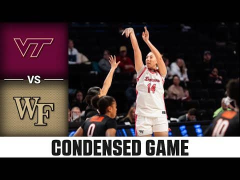Virginia Tech vs. Wake Forest Condensed Game | 2025-26 ACC Women's Basketball