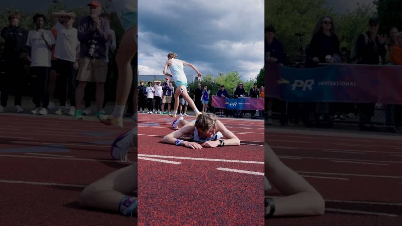 Giving it everything for Sub Four 🙂‍↕️