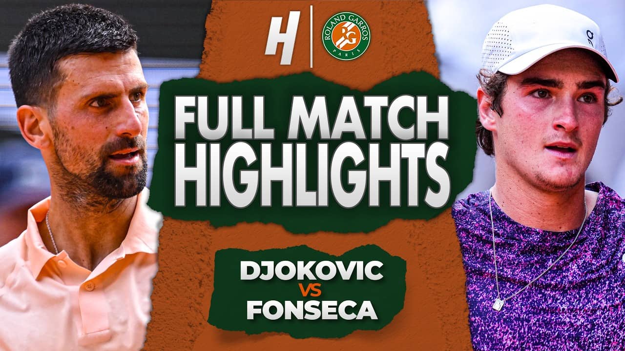 Novak Djokovic vs Joao Fonseca - FULL Match Highlights | Round 3 | Roland Garros 2026