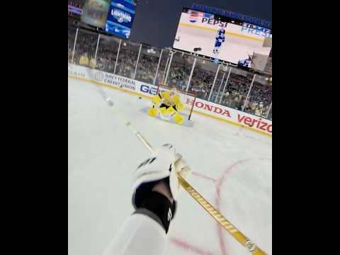 POV From the Glasses 😎 | Zadorov’s Stadium Series Pregame Skate