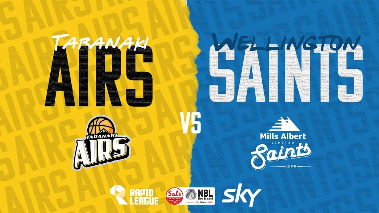 LIVE - Taranaki Airs v Wellington Saints |  @SalsNBL 2026