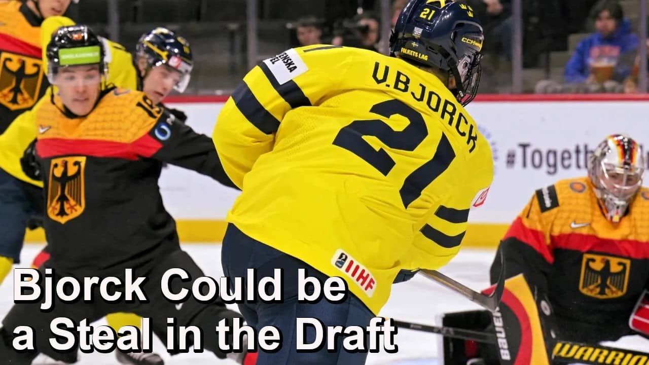 Bjorck Impressing at Worlds, Could Go Early in the Draft