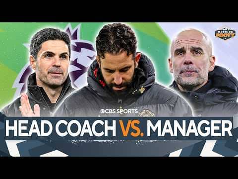 The difference between head coach and manager EXPLAINED ☝️