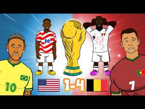 BYE BYE USA, Ronaldo and Neymar👋 USA 1-4 Belgium World Cup Highlights 2026