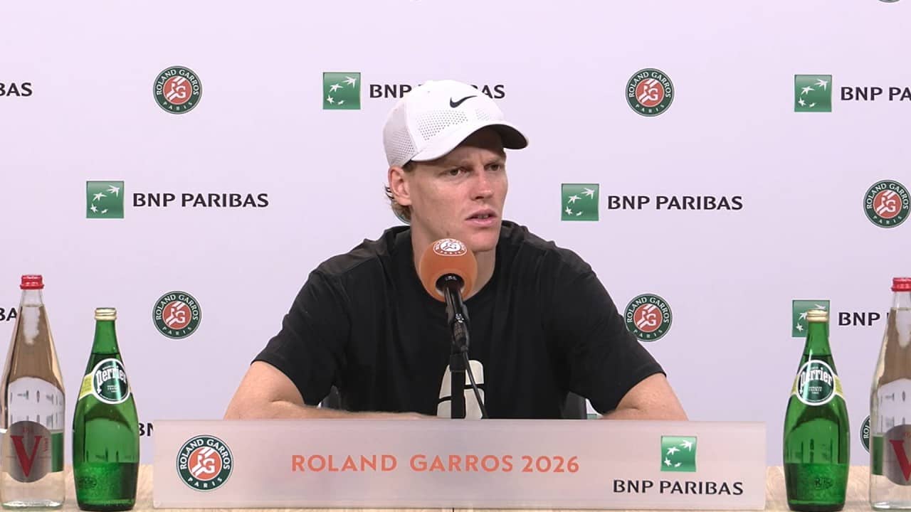Roland-Garros 2026 - Jannik Sinner: “Non ricordo l’ultima volta che mi sono sentito così debole”
