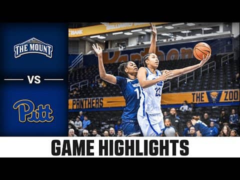 Mount St. Mary's vs. Pitt Game Highlights | 2025-26 ACC Women's Basketball