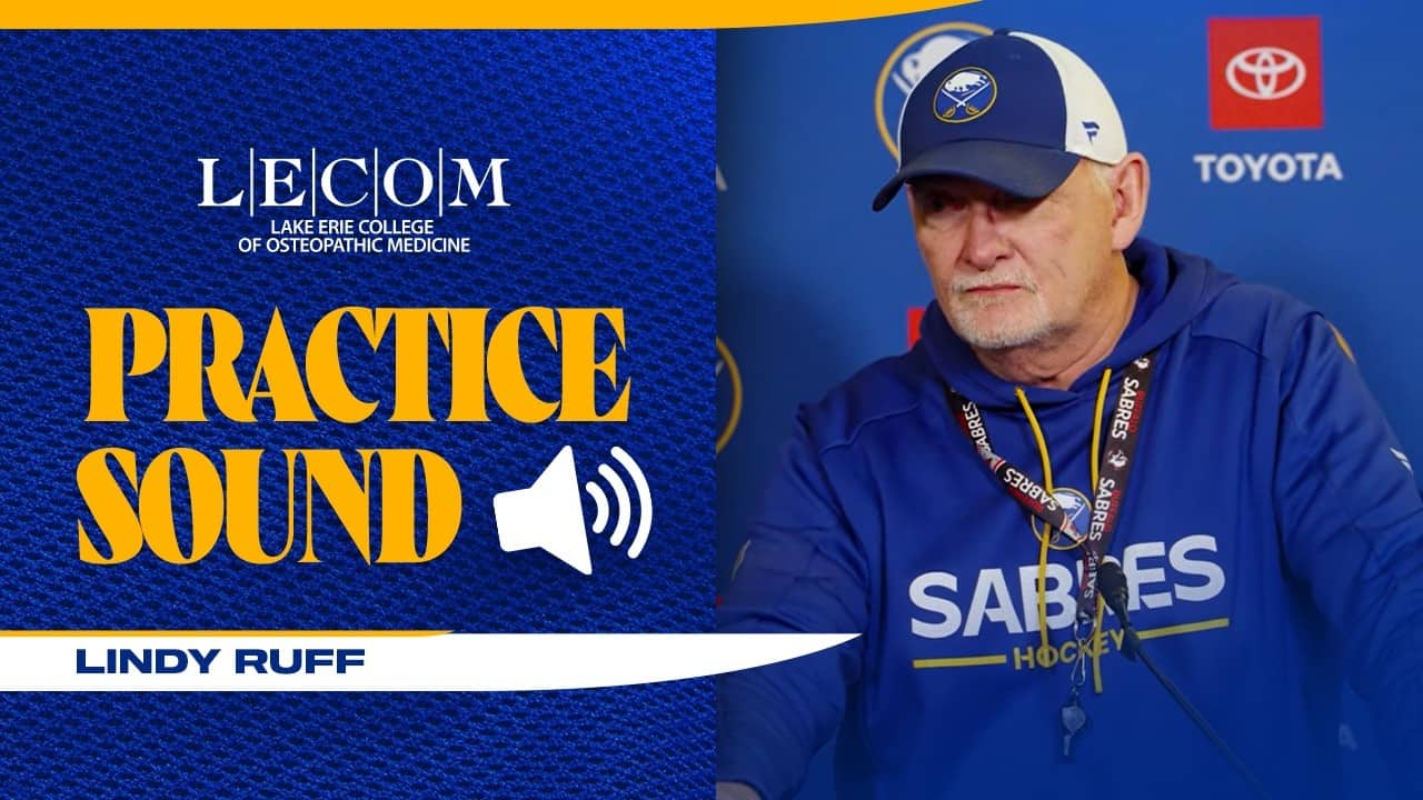 "Tuch And Ellis Were Maintenance Days" | Lindy Ruff After First Playoff Practice | Buffalo Sabres