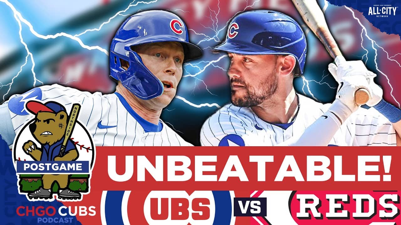 CUBS POSTGAME: Cubs SWEEP Reds in ELECTRIC Series & Win 15th Straight at Wrigley! | CHGO Cubs