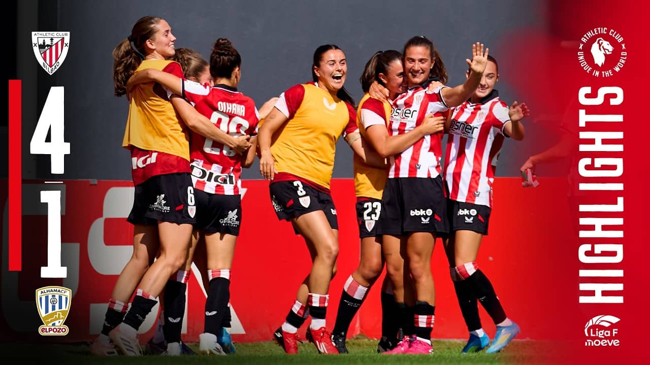 RESUMEN I Athletic Club 4-1 Alhama CF I Liga F 2025-26 MD30