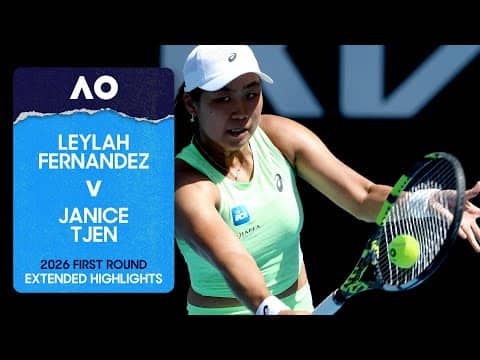 Leylah Fernandez v Janice Tjen Extended Highlights | Australian Open 2026 First Round